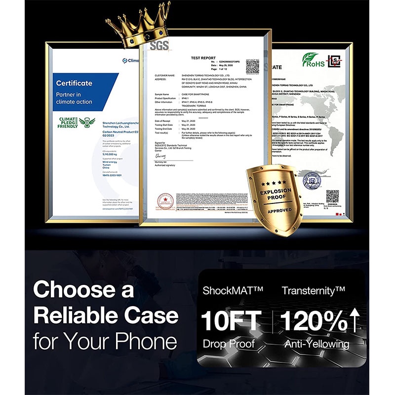 Torras Diamond Series Phone Case for iPhone 14 Pro - Deep Purple