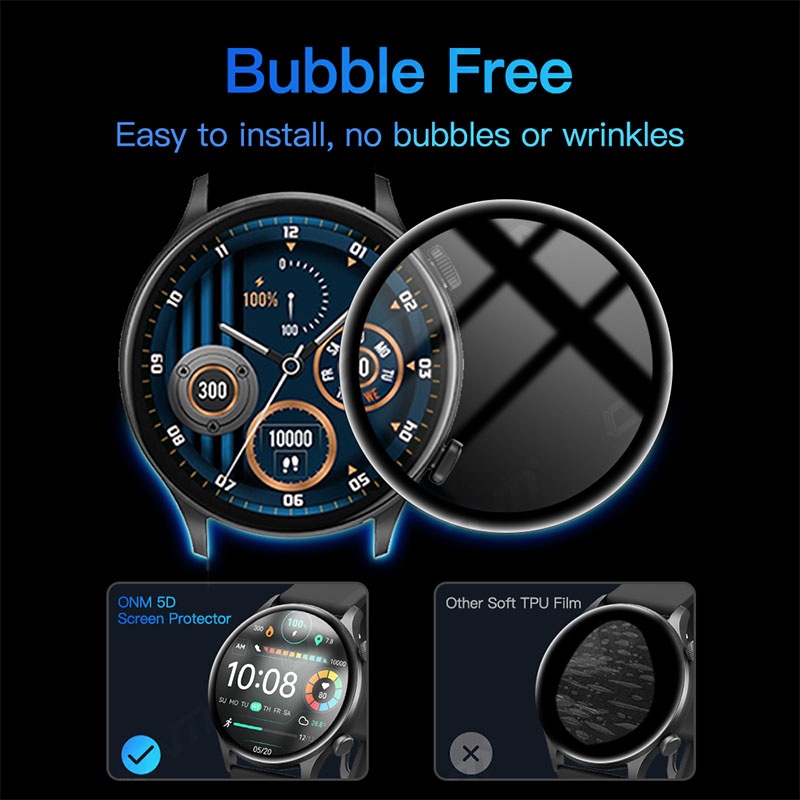 Soft Protective Screen Protection Film for Mibro Lite 2 - Pack of 2