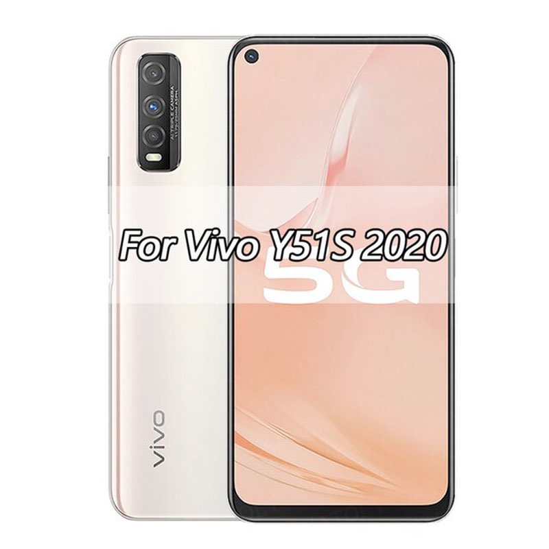 MOFI Vivo Y51s 2.5D 9H Full Screen Protector Tempered Glass Anti BlueRay BLACK