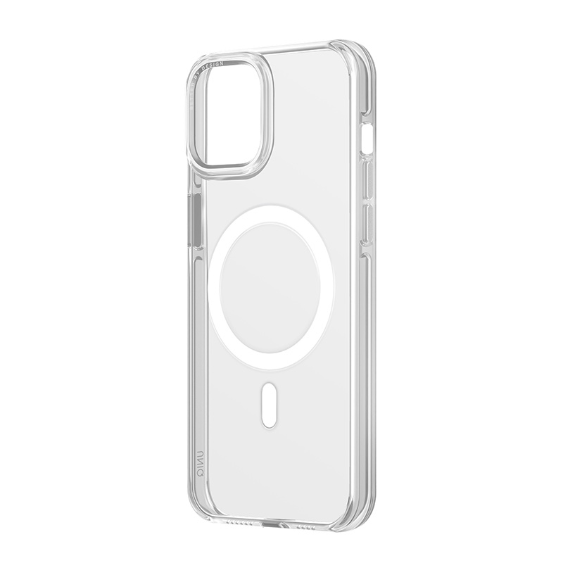 UNIQ Calio MagSafe MagClick Charging Phone Case for iPhone 15 Pro - Nude (Transparent)