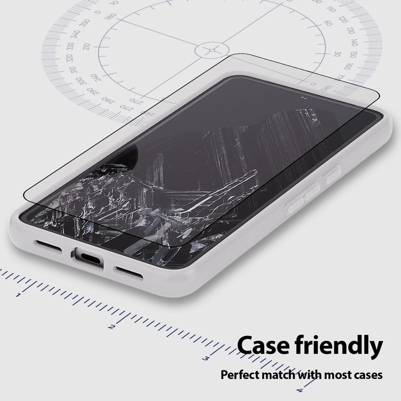 Google Pixel 8 Pro Whitestone Dome EZ Glass Screen Protector – Pack of 2