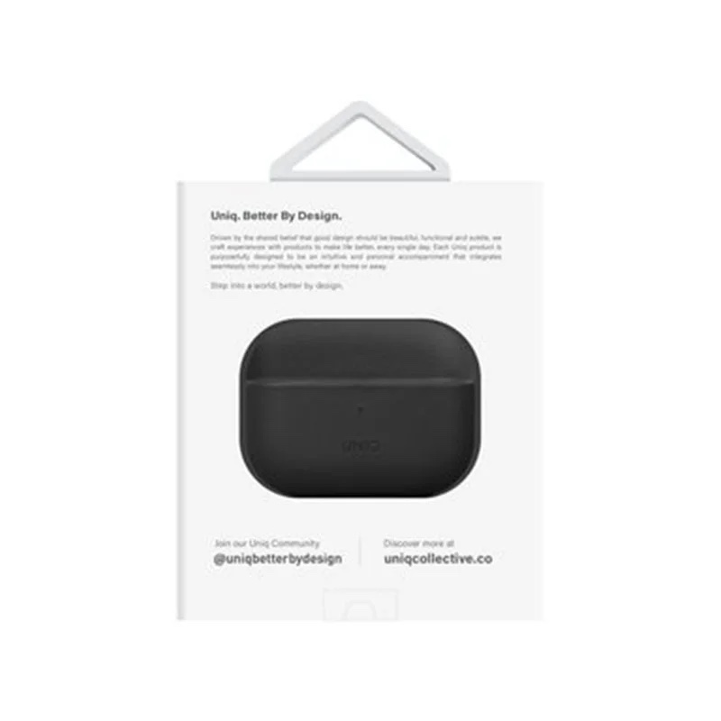 UNIQ Terra Genuine Leather Case for AirPods Pro 2nd Gen (2022) – Dallas Black