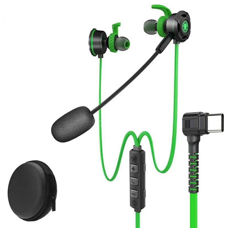 PLEXTONE G30 Gaming Headset Type-C In Ear Headphones Super Bass With Detachable Long Mic Earphone