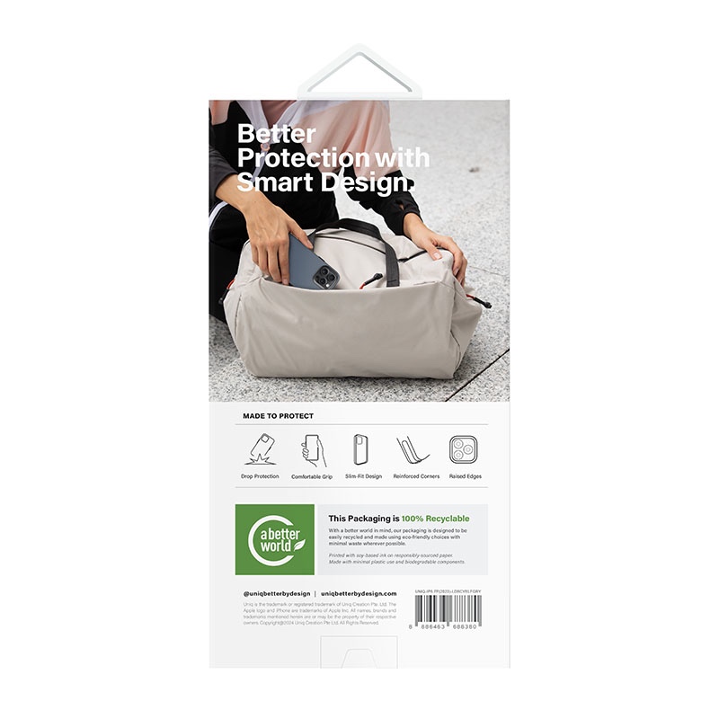 UNIQ Lyden DS MagClick/MagSafe Compatible Case for iPhone 15 Pro Max - Canary/Yellow