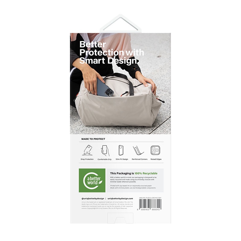 UNIQ Lyden DS MagClick/MagSafe Compatible Case for iPhone 15 Pro – Canary/Yellow