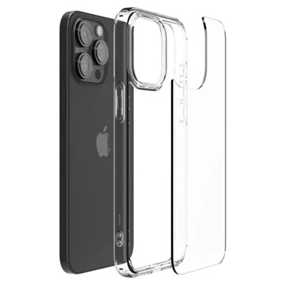 Spigen Crystal Hybrid Phone Case for iPhone 15 Pro Max – Crystal Clear
