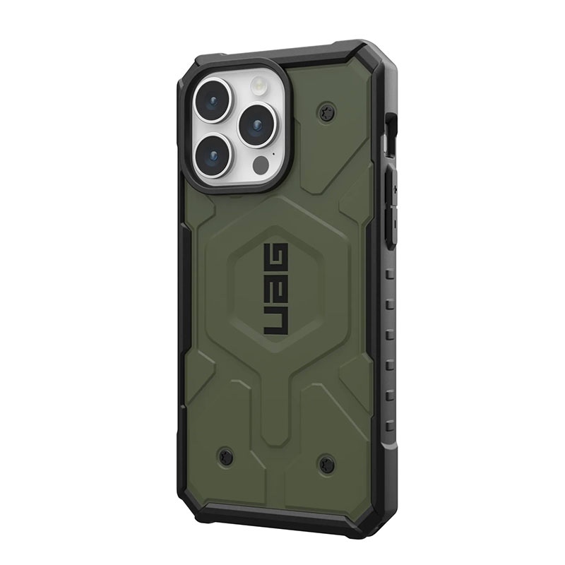 UAG Pathfinder Magsafe Phone Case for iPhone 15 Pro Max – Olive