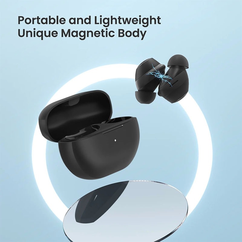 Haylou GT1 V23 True Wireless Earbuds with Dual-master Chip Bluetooth 5.3 20H Battery Life SBC/AAC Audio Codec - Black