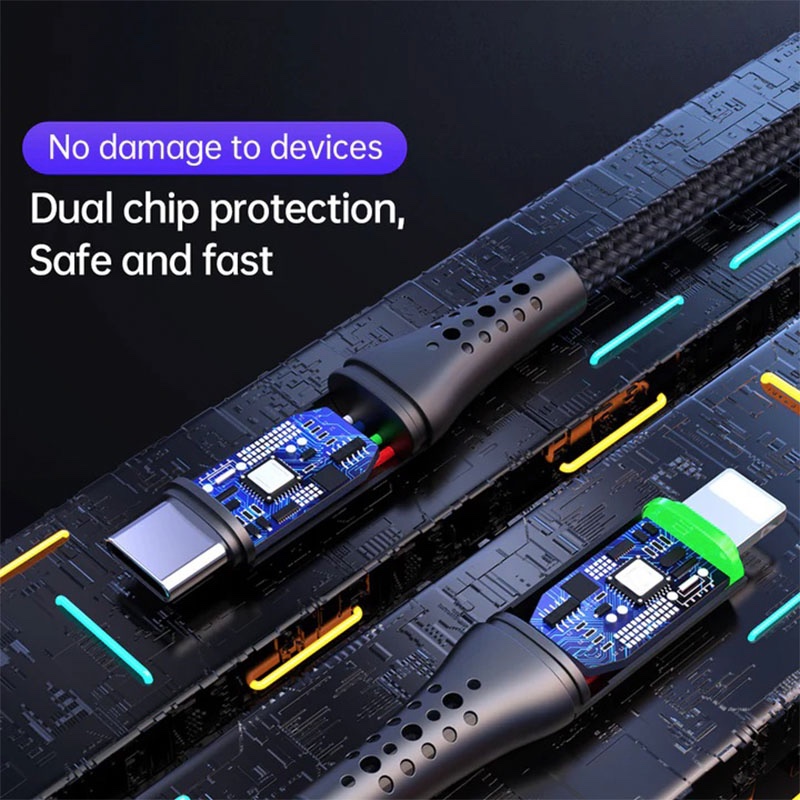 Mcdodo Ai Auto Power Off PD Type-C To Lightning Cable 1.8m - CA-7361 - Black