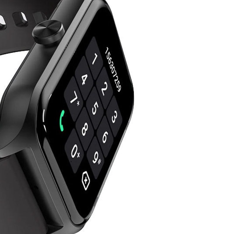 HiFuture Ultra 2 Pro Calling Smartwatch with Touch Screen Fitness Tracker with Heart Rate and Waterproof Pedometer - Black