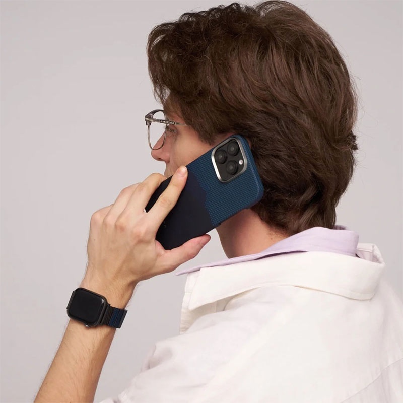 Pitaka StarPeak Tactile Woven case for iPhone 16 Pro - Over the horizon