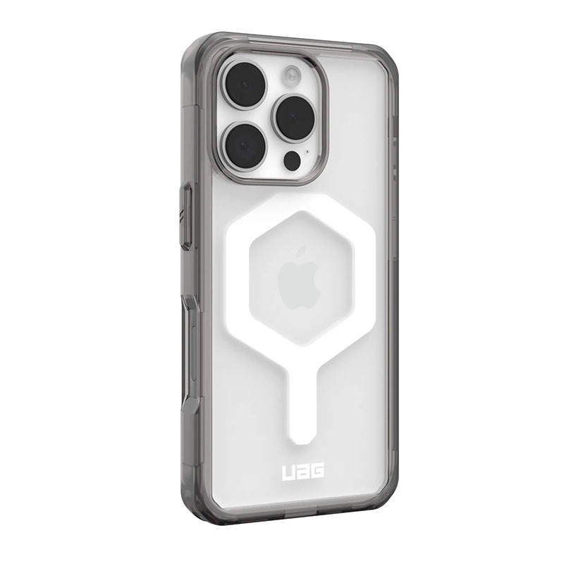 UAG Plyo Magsafe Compatible Phone Case for iPhone 16 Pro - Ash/White