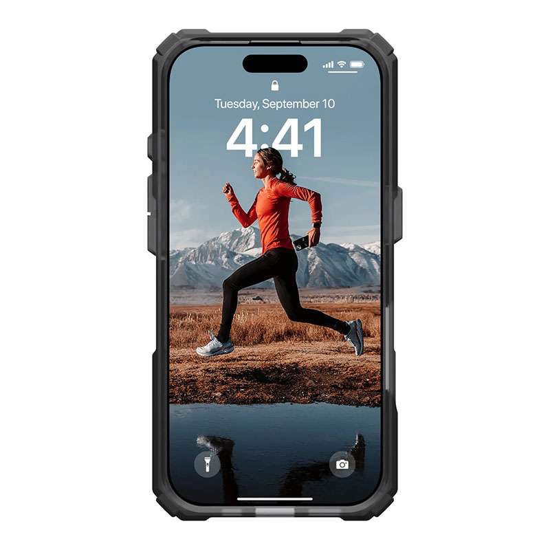 UAG Plasma XTE MagSafe Compatible Phone Case for iPhone 16 Pro - Ash/Titanium