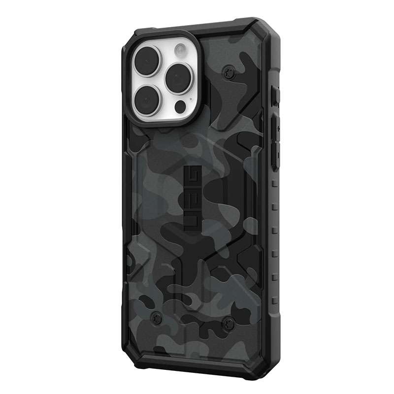 UAG Pathfinder SE Magsafe Compatible Phone Case for iPhone 16 Pro Max – Midnight Camo