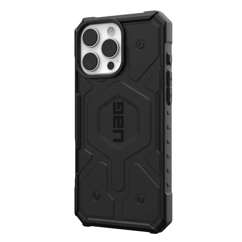UAG Pathfinder Magsafe Compatible Phone Case for iPhone 16 Pro Max – Black