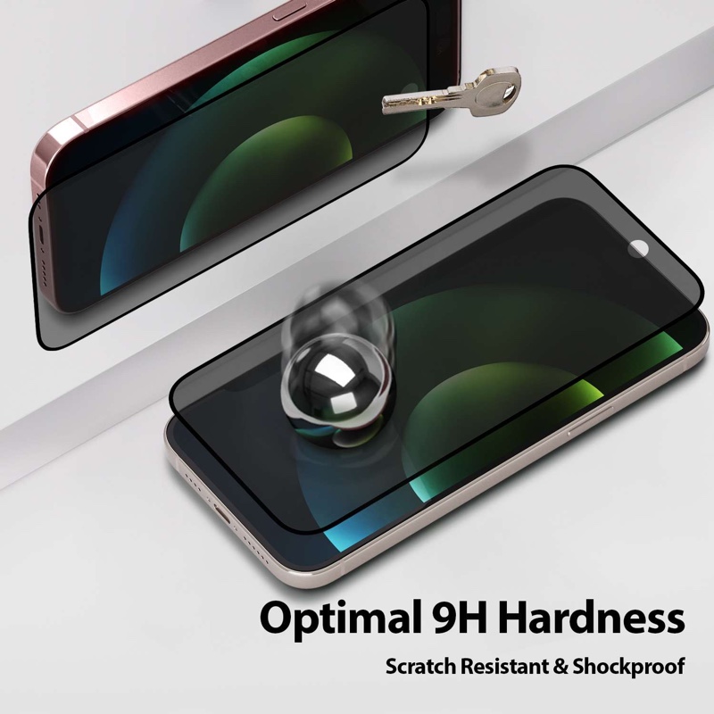 iPhone 16 Pro Whitestone Dome EZ AR Privacy Glass Screen Protector - 1 Pack