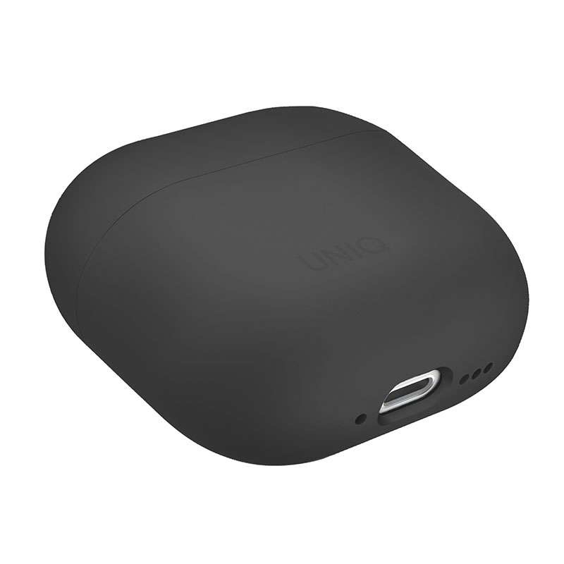 UNIQ Lino Hybrid Liquid Silicone Case for AirPods 4th Gen - Grey