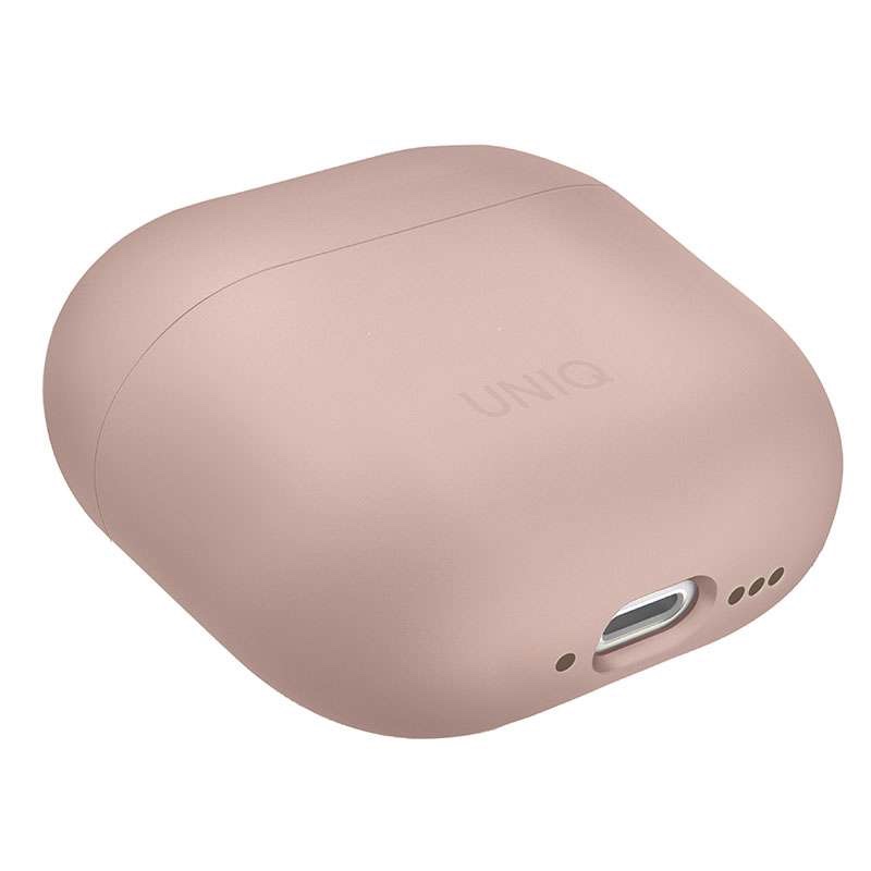 UNIQ Lino Hybrid Liquid Silicone Case for AirPods 4th Gen - Pink