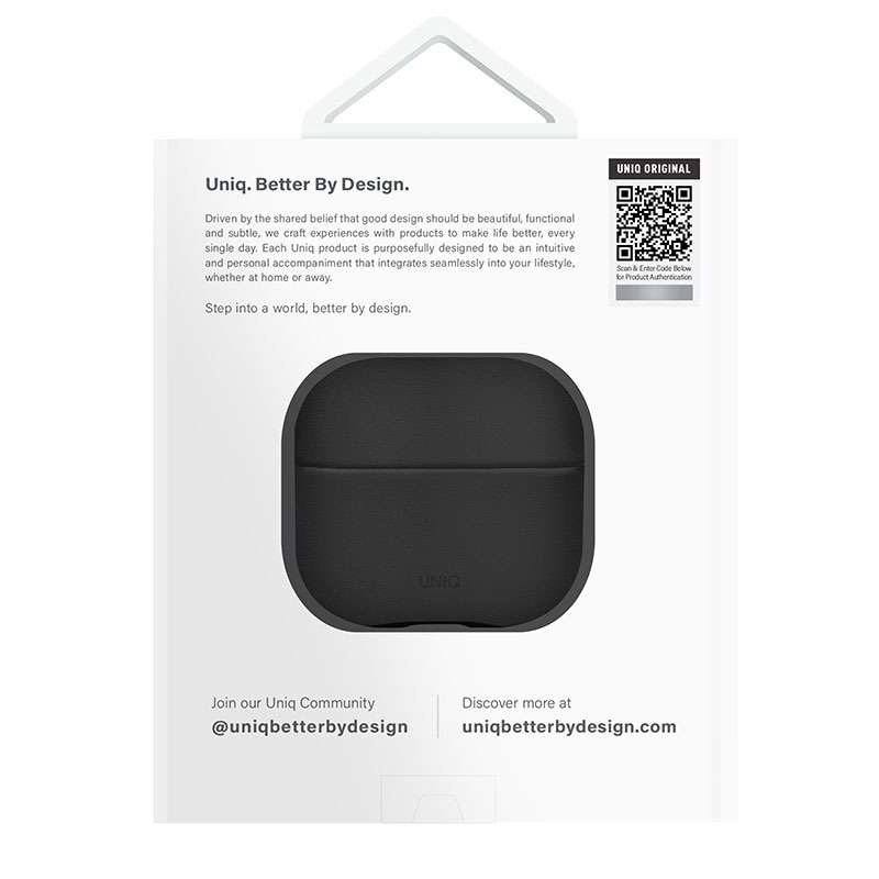 UNIQ Lyden DS Case for Apple AirPods 4th Gen - Black