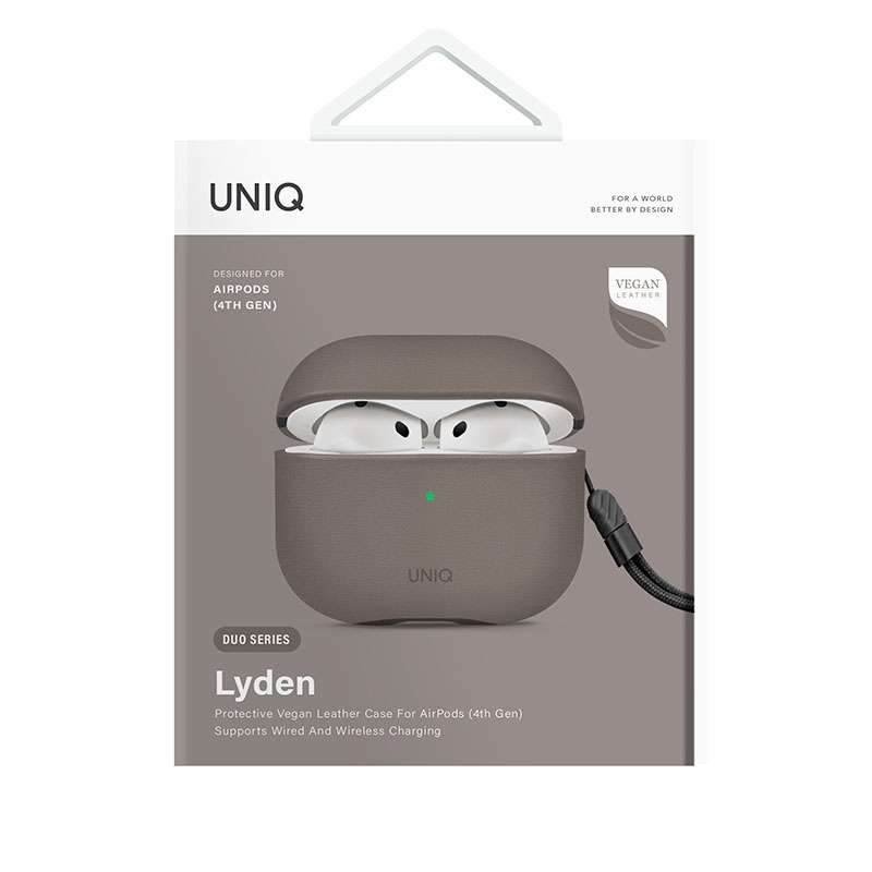 UNIQ Lyden DS Case for Apple AirPods 4th Gen - Grey