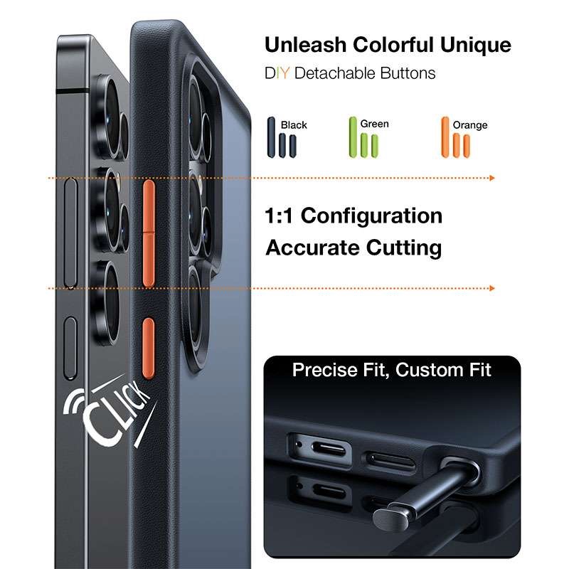 Torras Guardian Series Phone Case for Samsung Galaxy S25 Ultra – Navy Blue