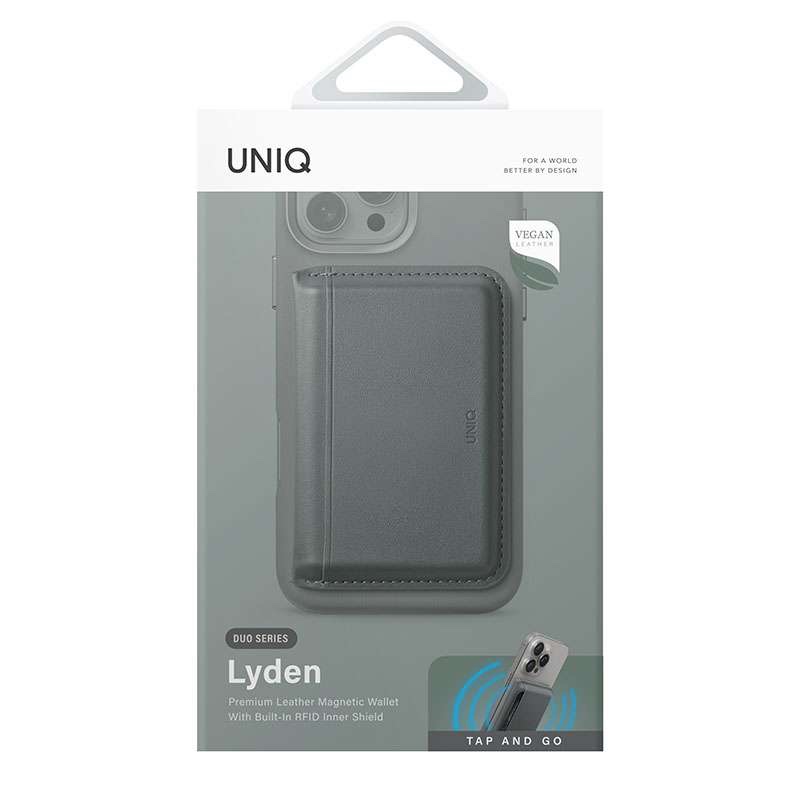 Uniq Lyden DS RFID-Blocking Magnetic Wallet - Green