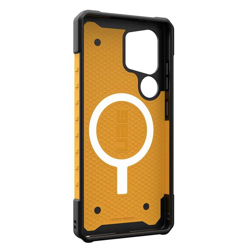 UAG Pathfinder Magsafe Compatible Phone Case for Samsung Galaxy S25 Ultra – Yellow