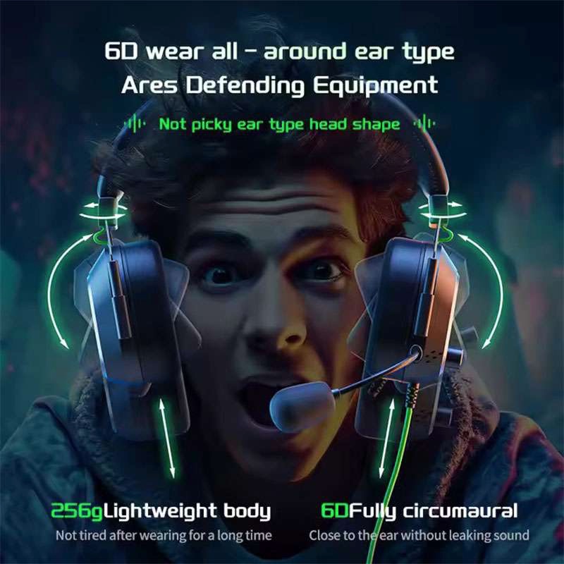 PLEXTONE G810 Gaming Headphones with Sound Card, Mic Wired Gaming Headset For PS4, PS5, Nintend Switch, Xbox, PC, Phones