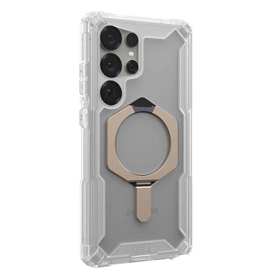 UAG Plasma XTE MagSafe Compatible Phone Case for Samsung Galaxy S25 Ultra - Clear/Titanium