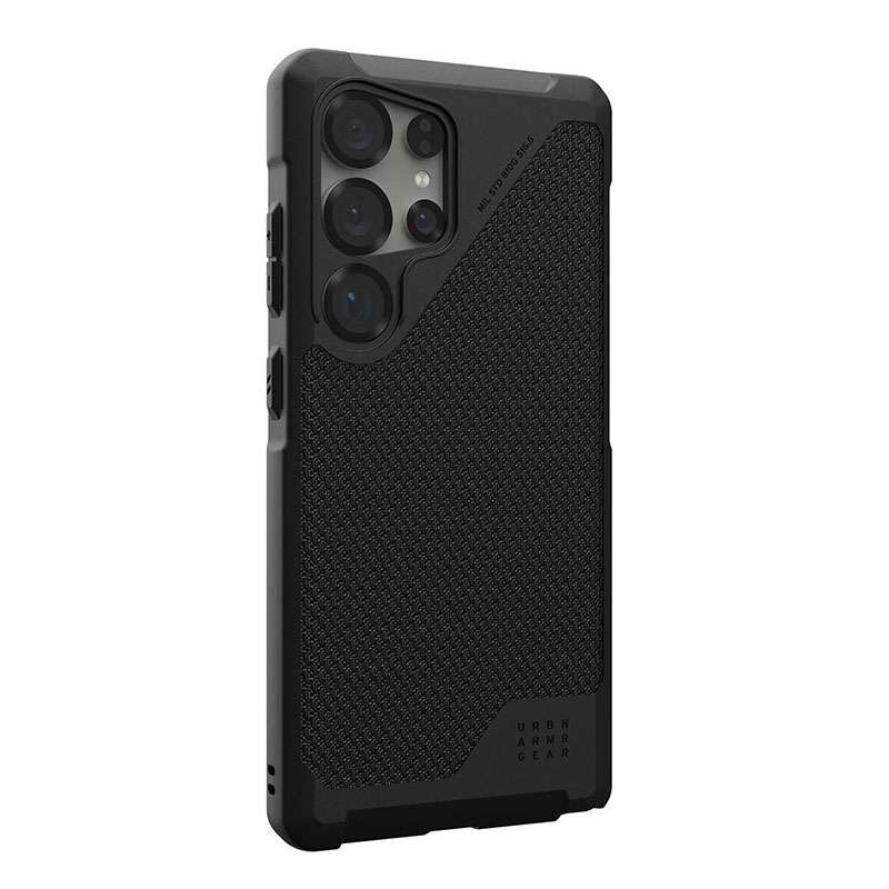 UAG Metropolis LT Magsafe Compatible Phone Case for Samsung Galaxy S25 Ultra - Kevlar Black