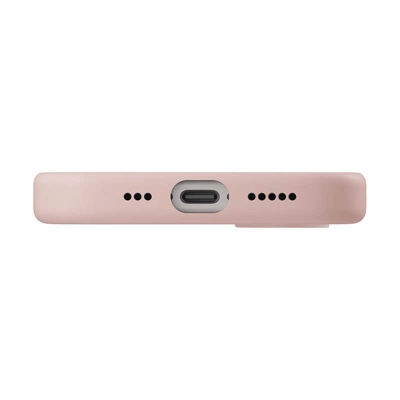UNIQ Lino Magsafe Compatible Phone Case for iPhone 16E – Blush Pink