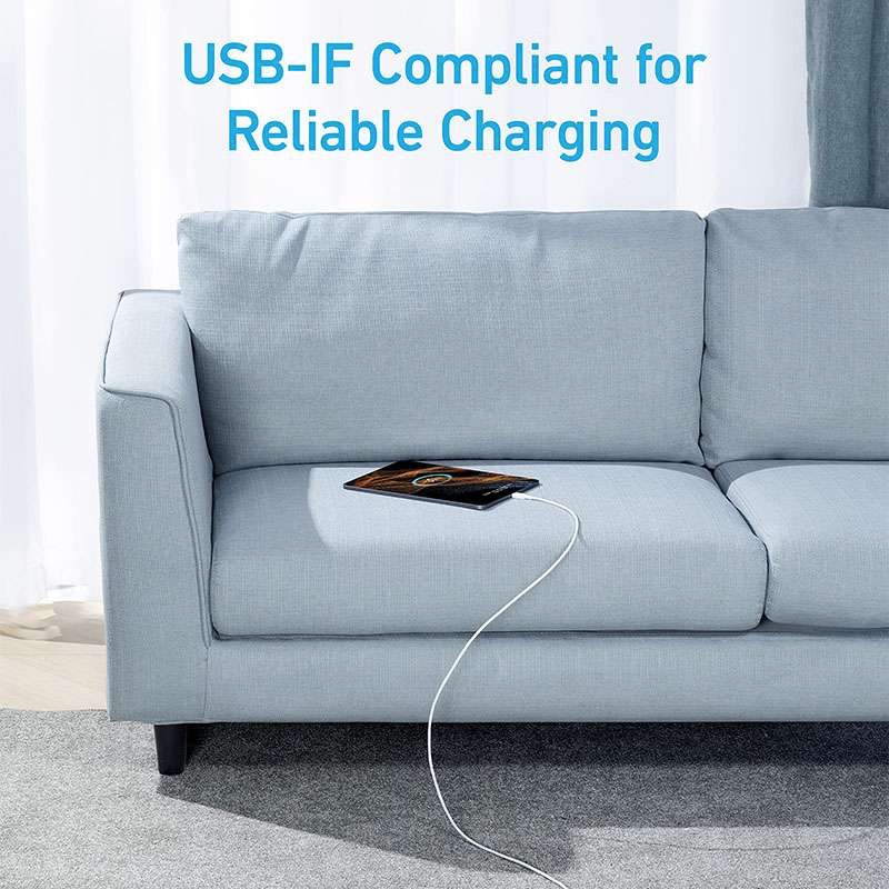 Anker 310 USB-C to USB-C Cable 0.9m – White