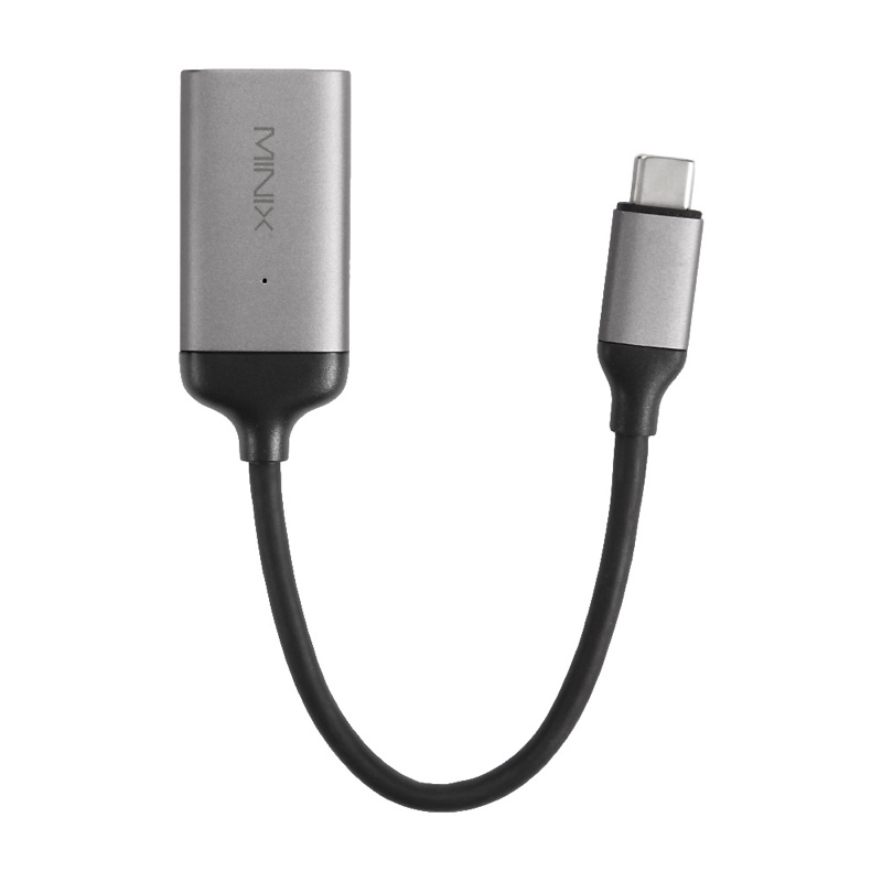 MINIX NEO C-HD Premium USB-C to 4K 60Hz HDMI Adapter - Gray
