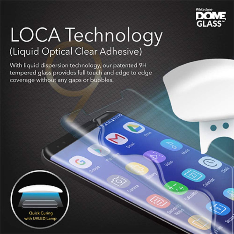 Whitestone HUAWEI P20 PRO TEMPERED GLASS SCREEN protector with UV