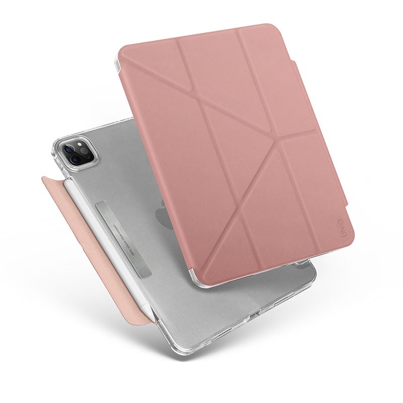 UNIQ CAMDEN iPad Pro 11? (2021/2020) / iPad Air 4 10.9? (2020) Antimicrobial Case - Peony (Pink)