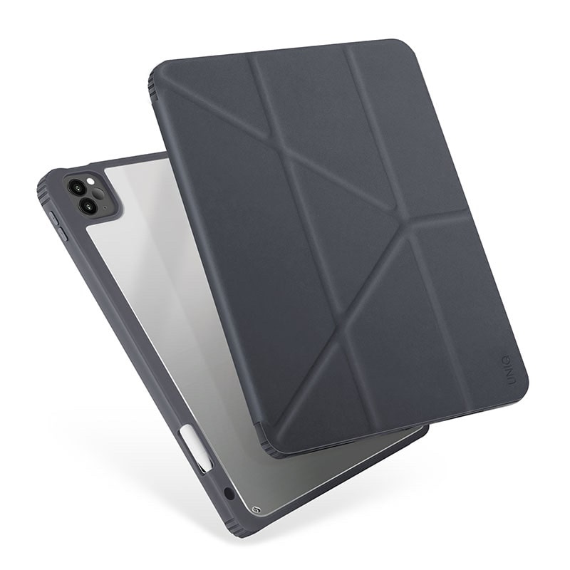 UNIQ MOVEN iPad Pro 11 (2021/2020) / iPad Air 4 10.9 (2020) Antimicrobial Case - Charcoal (Grey)