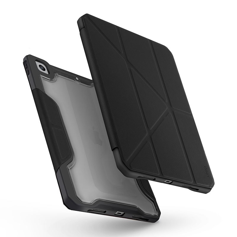 UNIQ TREXA iPad 10.2 (7/8/9 Gen) (2021/2020/2019) Antimicrobial Case - Ebony (Black)
