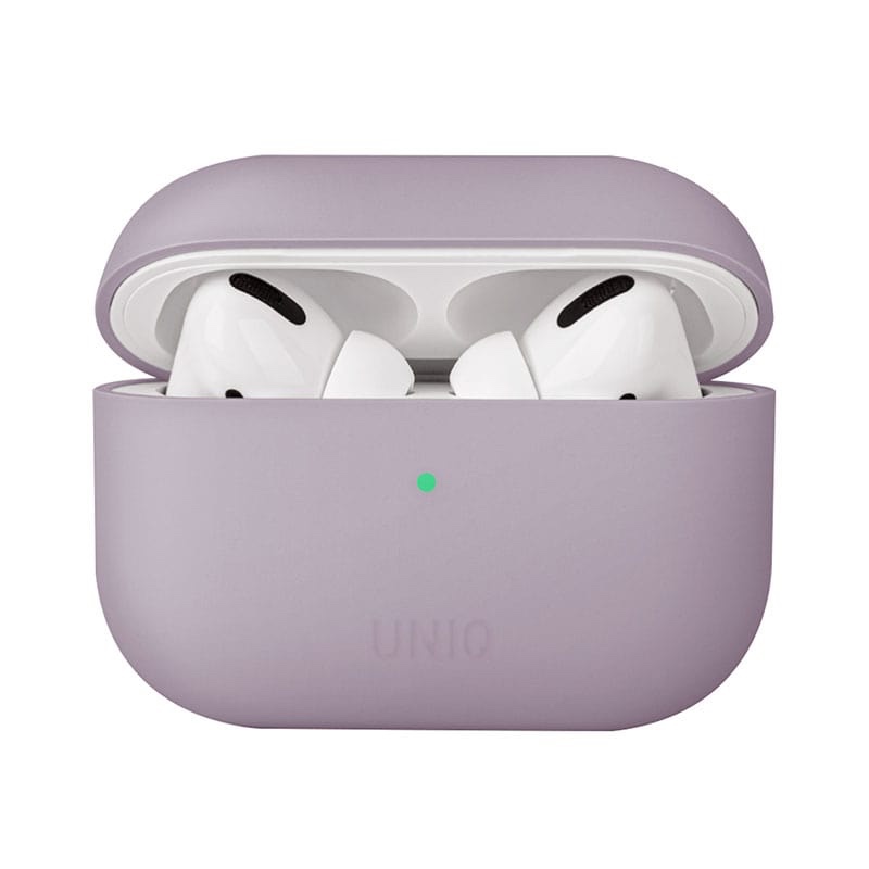 UNIQ LINO Hybrid Liquid Silicon Airpods Pro Case - Lilac (Lavender)
