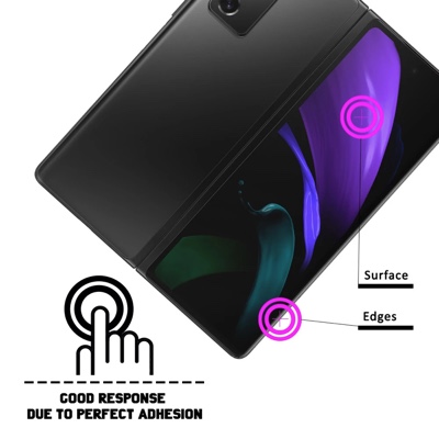 Whitestone Galaxy Z Fold 2 Dome Glass Tempered Glass Screen Protector