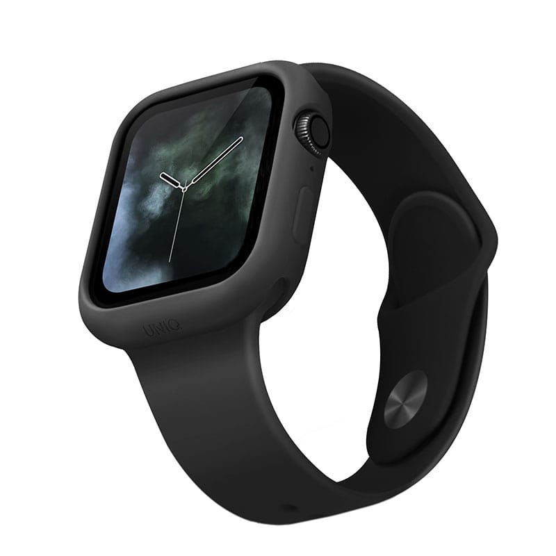 UNIQ LINO Watch Case for Apple Watch Series 1- 6 & SE (44MM) - Ash (Black)