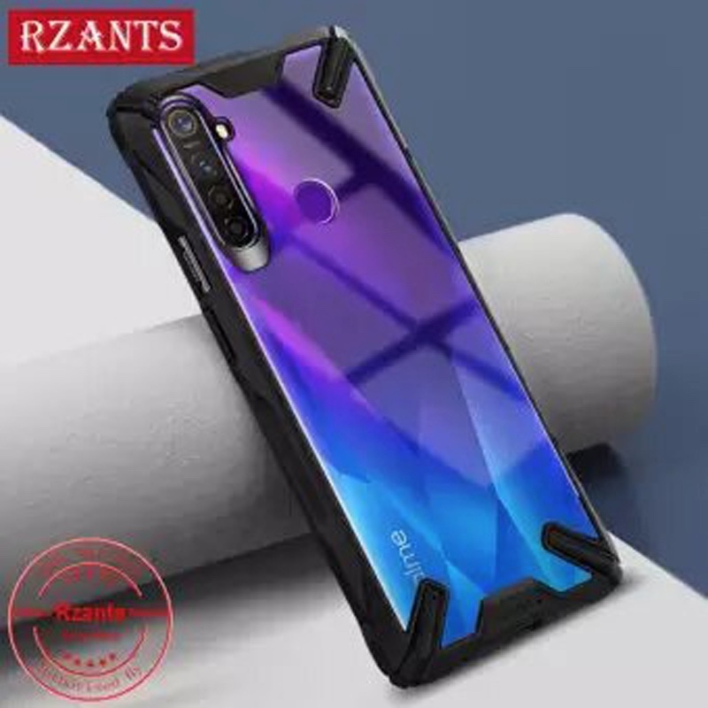RZANTS OPPO Realme 5/Realme 5s/ 5i / C3 Transparent Matte ShockProof Slim Thin Phone Cover - Black