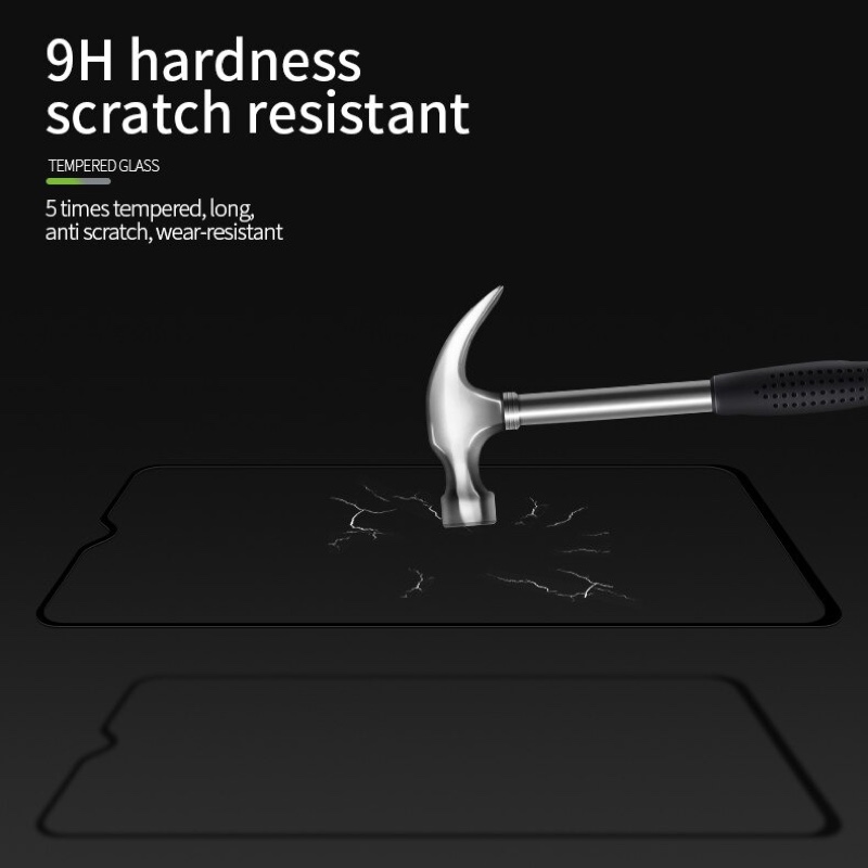 MOFI Xiaomi Redmi Note 8 2.5D 9H Full Screen Protector Tempered Glass Anti BlueRay BLACK