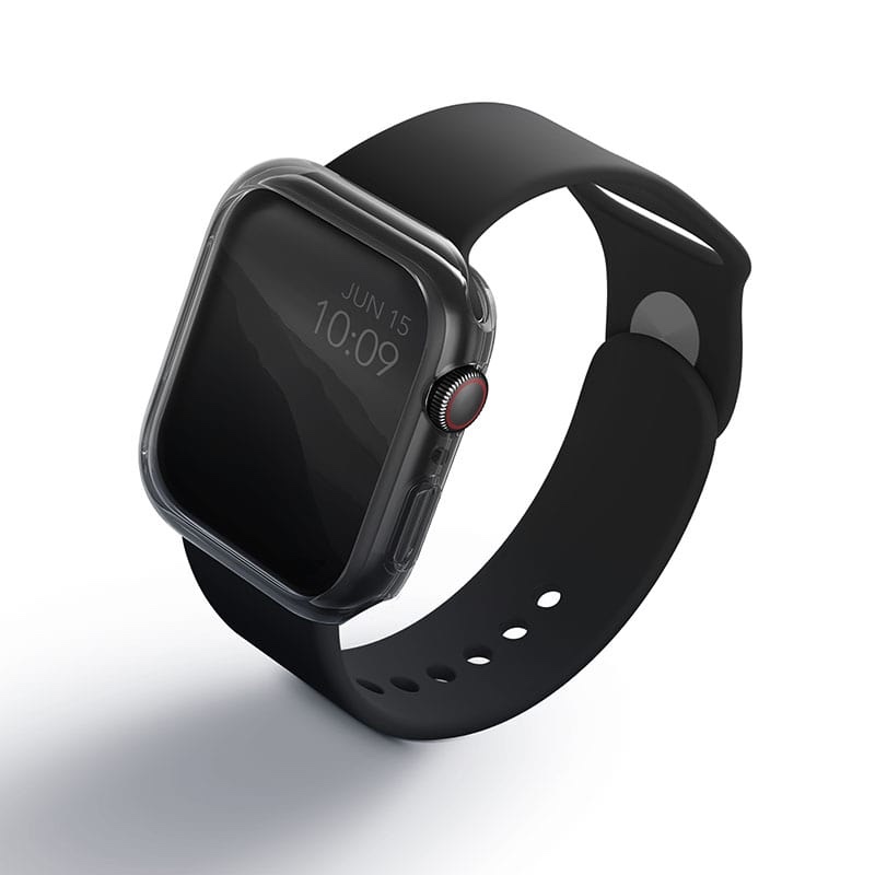 UNIQ GLASE Apple Watch Series 7/8/9 Case 45MM - Pack of 2 - Clear / Smoke