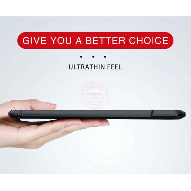 RZANTS iPhone 12 NFC Protective Anti Shock Case Clear - BLACK