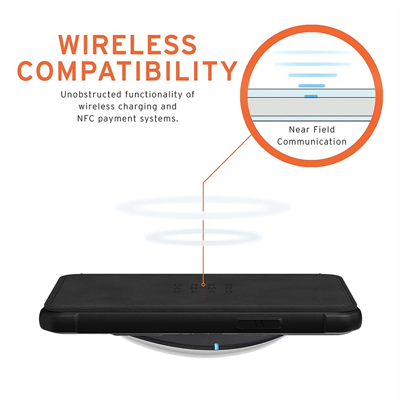 UAG iPhone 12/12 Pro (6.1) Metropolis Phone Case - LTHR ARMR Black - 812451036985