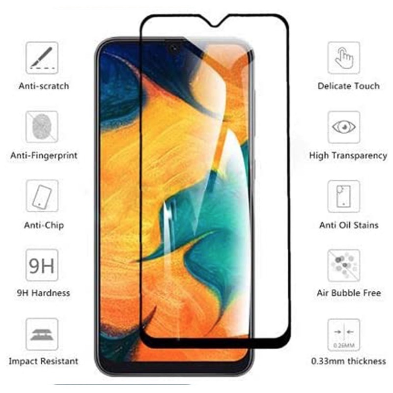 MOFI Samsung M12 2.5D 9H Full Screen Protector Tempered Glass Anti BlueRay – BLACK