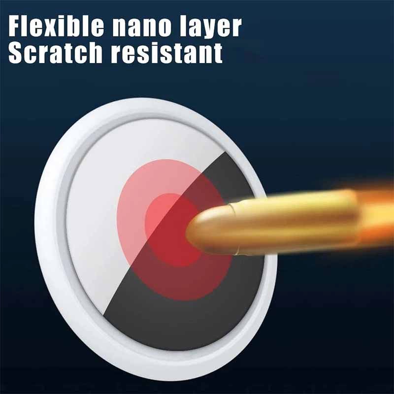 Protective Edge to Edge Hydrogel Soft Film Protector for Apple Airtag - Pack of 4