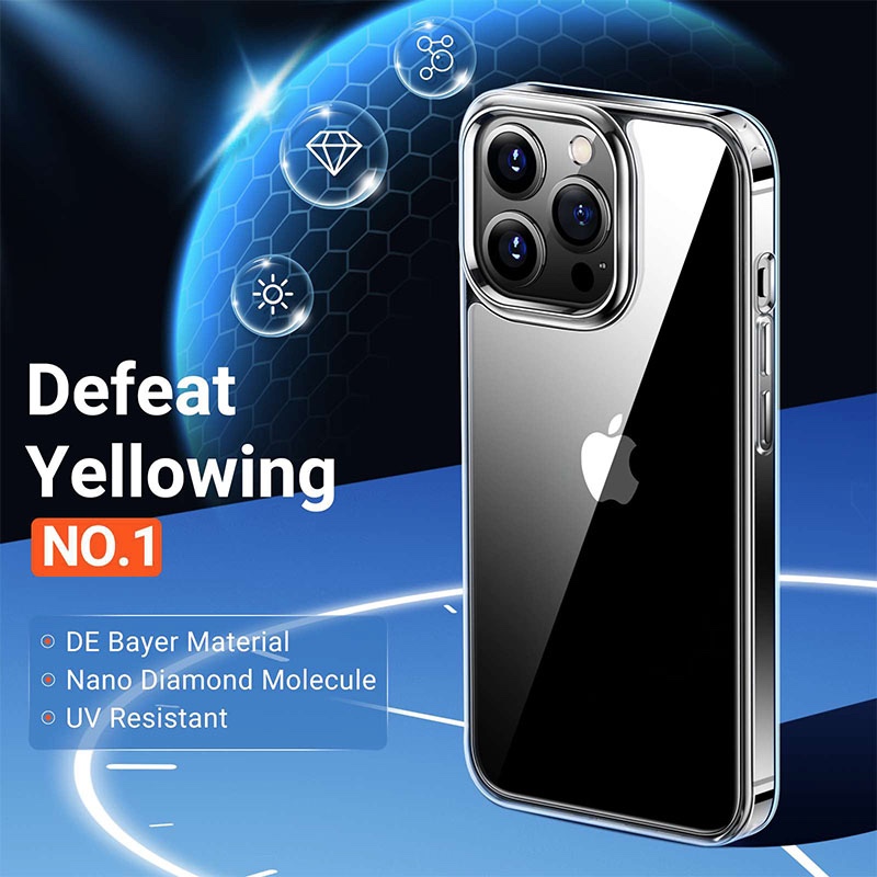 Torras Diamond Series Phone Case for iPhone 13 Pro - Clear - X00210W1TCP