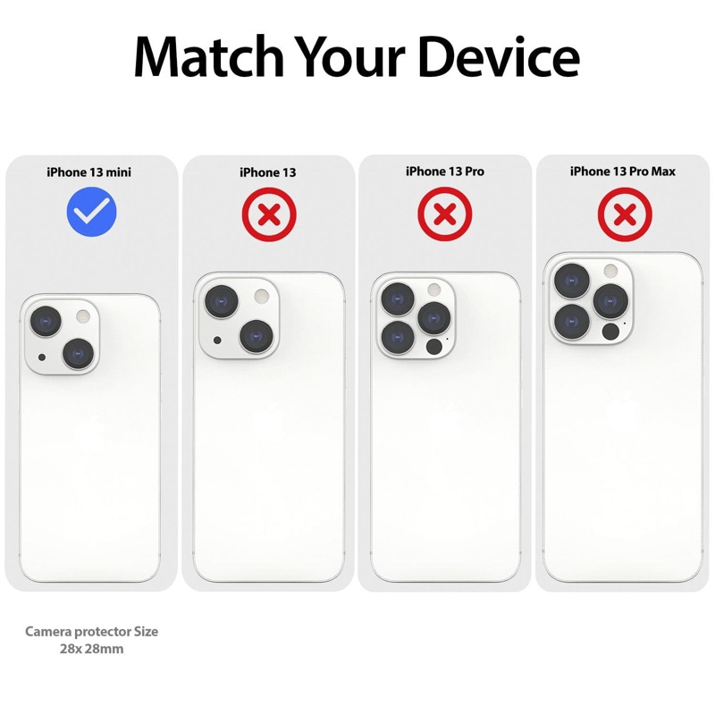 Whitestone iPhone 13 Mini Camera EZ Protector (5.4