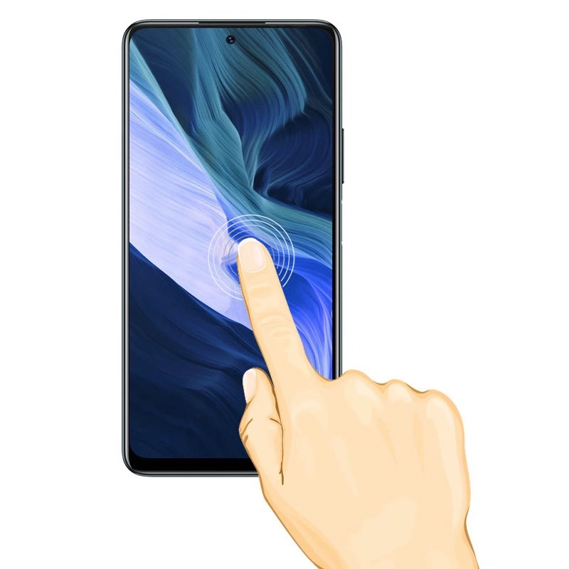 MOFI Premium Tempered Glass for Infinix Note 8 Full Coverage Screen Protector 2.5D 9H – BLACK